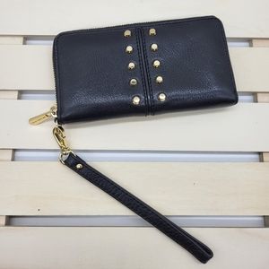 Michael Kors Gold Studs Zipper Wallet